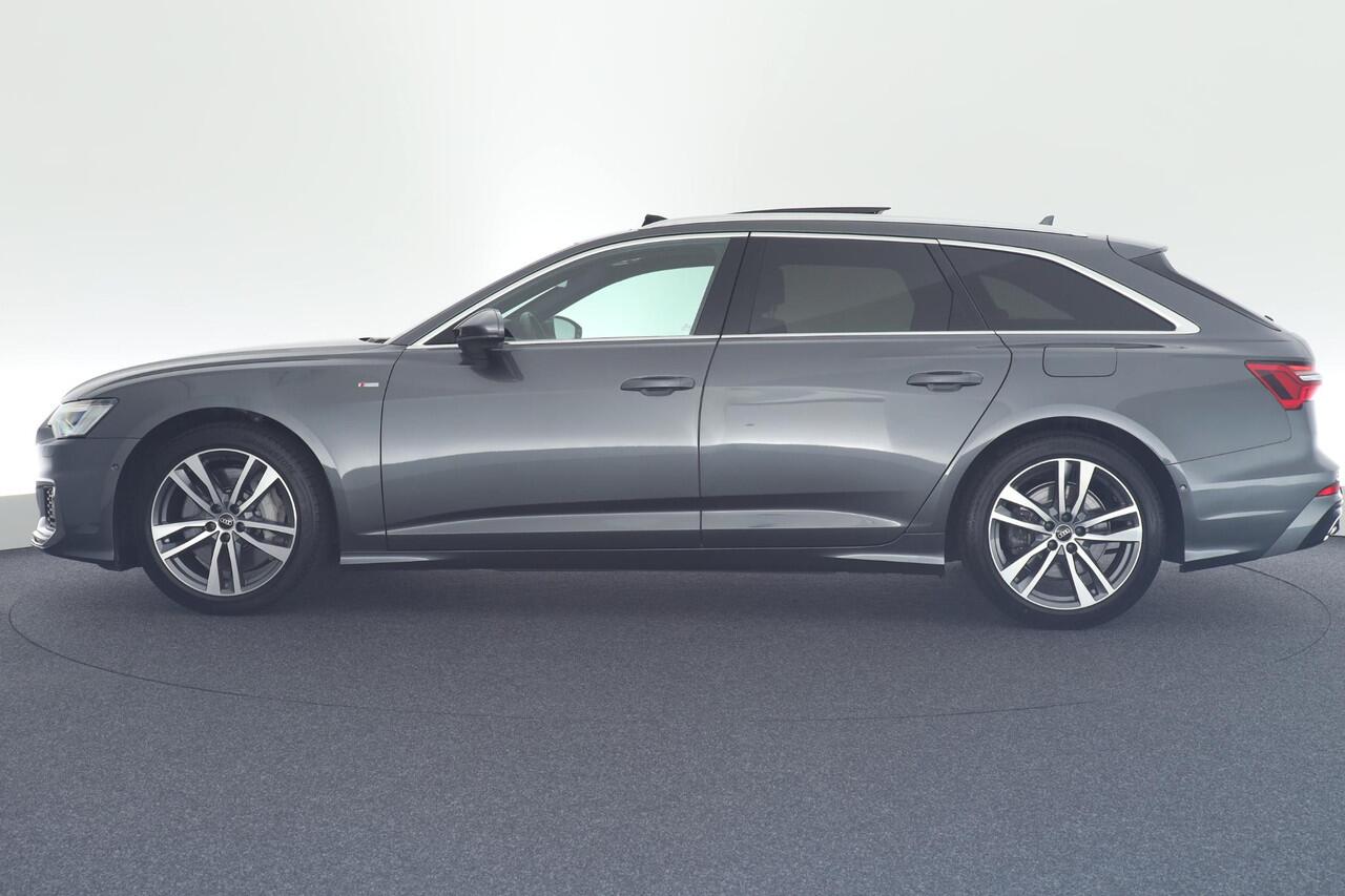 Audi A6 Avant 50 TFSI e 299pk Quattro S Edition Trekhaak Camera B&O Panoramadak Matrix Led Virtual Cockpit Navigatie S-Line