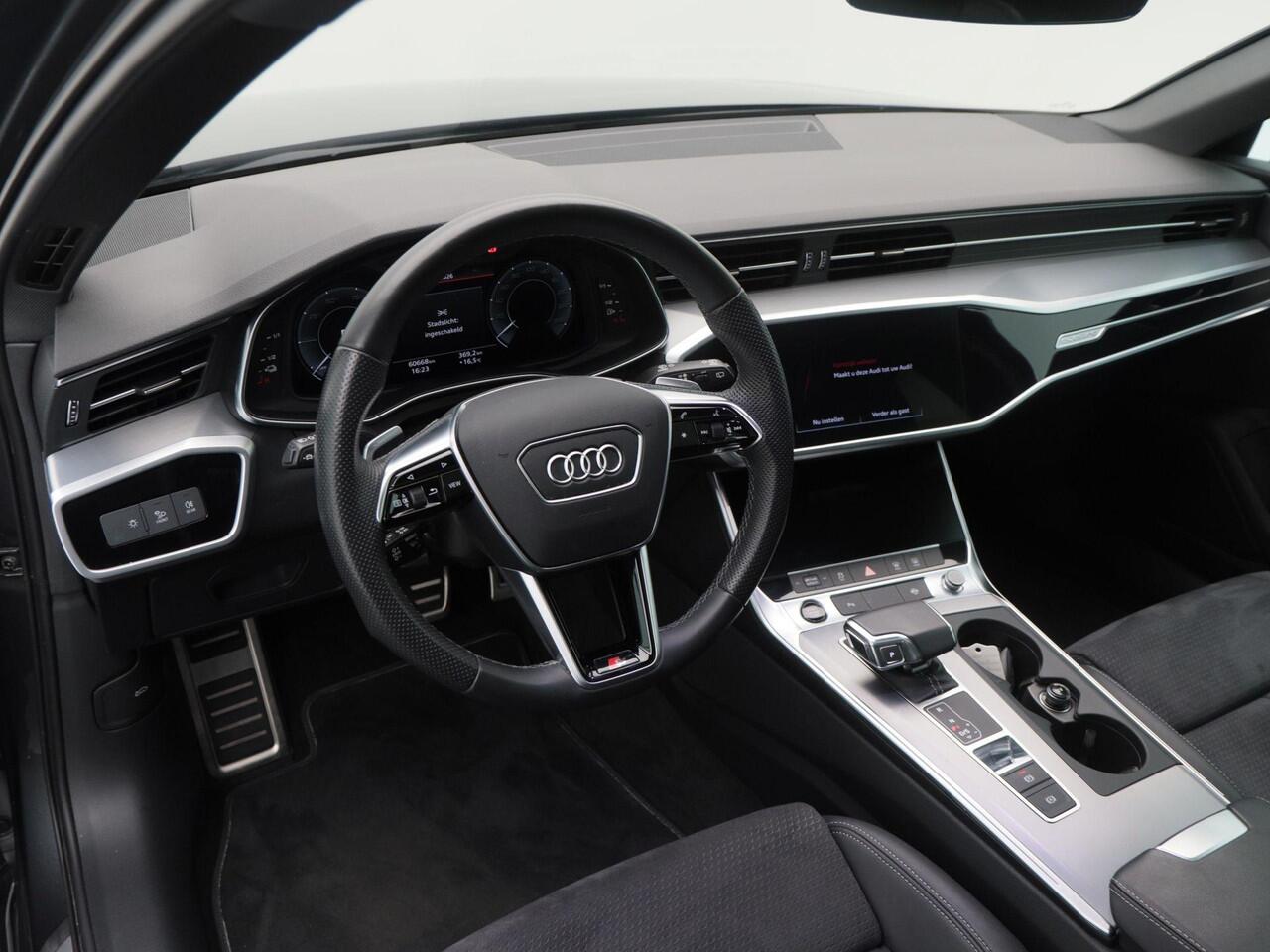 Audi A6 Avant 55 TFSi e 367 Pk quattro S-Line Competition | Panoramadak | Stoelverwarming | Trekhaak | Full LED | Climatronic | Virtual Cockpit | 21 Inch | 60.665 Km !!