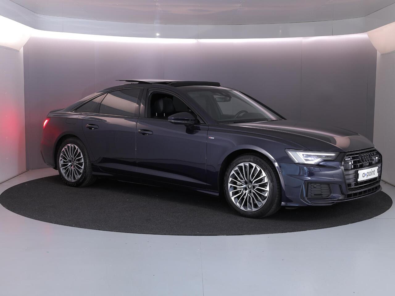 Audi A6 Limousine 50 TFSI e quattro S edition 299 pk S-tronic | SOH 91% | Navigatie | Panoramadak | Trekhaak (wegklapbaar) | Parkeersensoren (Park assist) | Rondomzicht camera | Stoelverwarming | S-Line |