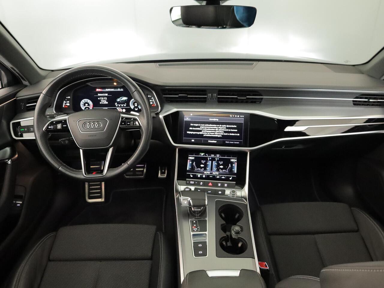 Audi A6 Limousine 50 TFSI e quattro S edition 299 pk S-tronic | SOH 91% | Navigatie | Panoramadak | Trekhaak (wegklapbaar) | Parkeersensoren (Park assist) | Rondomzicht camera | Stoelverwarming | S-Line |