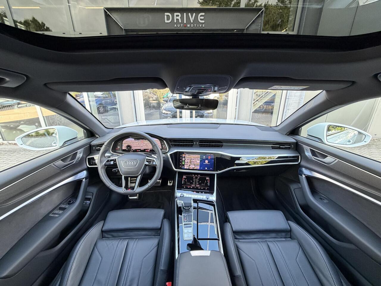 Audi A6 Avant 50 TFSI e quattro 299PK S edition |Pano|B&O|ACC|360Cam|Leer|HD Matrix|Sfeer|20"|Trekhaak|S-Line|Zwart-optiek