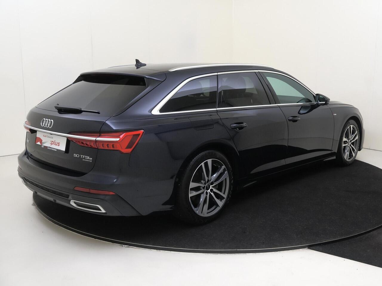 Audi A6 Avant 50 TFSI e quattro S edition | SoH 90% | Trekhaak | 360 camera | 4-zone airco | Adaptieve cruise control | Keyless | CarPlay | Navigatie |
