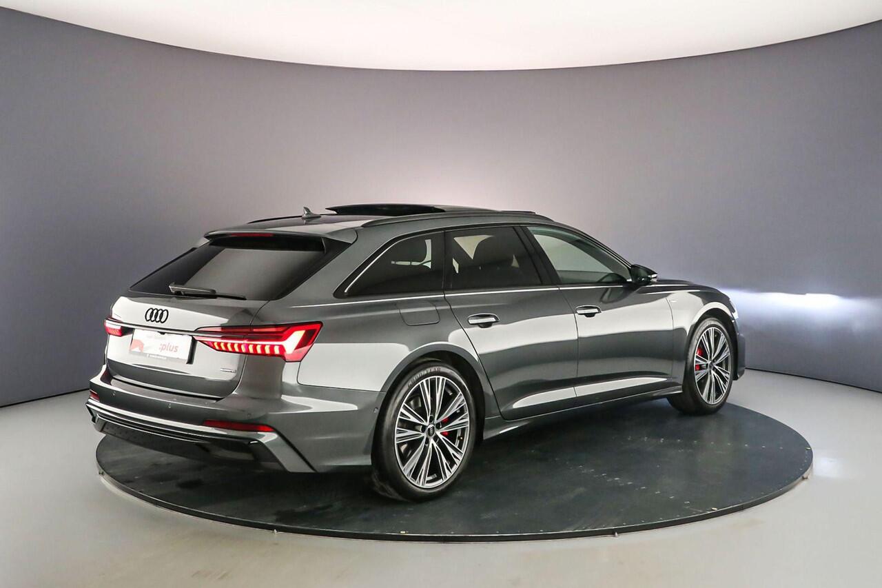 Audi A6 Avant 55 TFSI e S Edition Comp. | Pano | Head Up | Adapt. Onderstel | B&O | 20 inch | 360cam | Keyless | Stuurverwarming | Keyless | HD-Matrix |