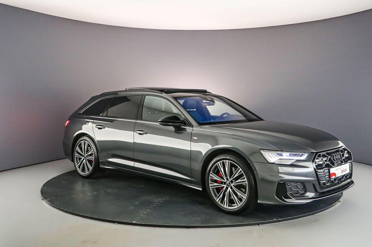 Audi A6 Avant 55 TFSI e S Edition Comp. | Pano | Head Up | Adapt. Onderstel | B&O | 20 inch | 360cam | Keyless | Stuurverwarming | Keyless | HD-Matrix |