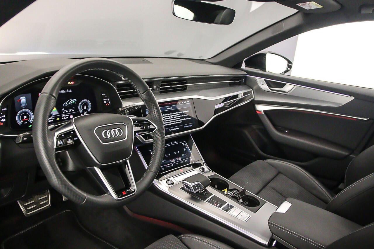 Audi A6 Avant 55 TFSI e S Edition Comp. | Pano | Head Up | Adapt. Onderstel | B&O | 20 inch | 360cam | Keyless | Stuurverwarming | Keyless | HD-Matrix |