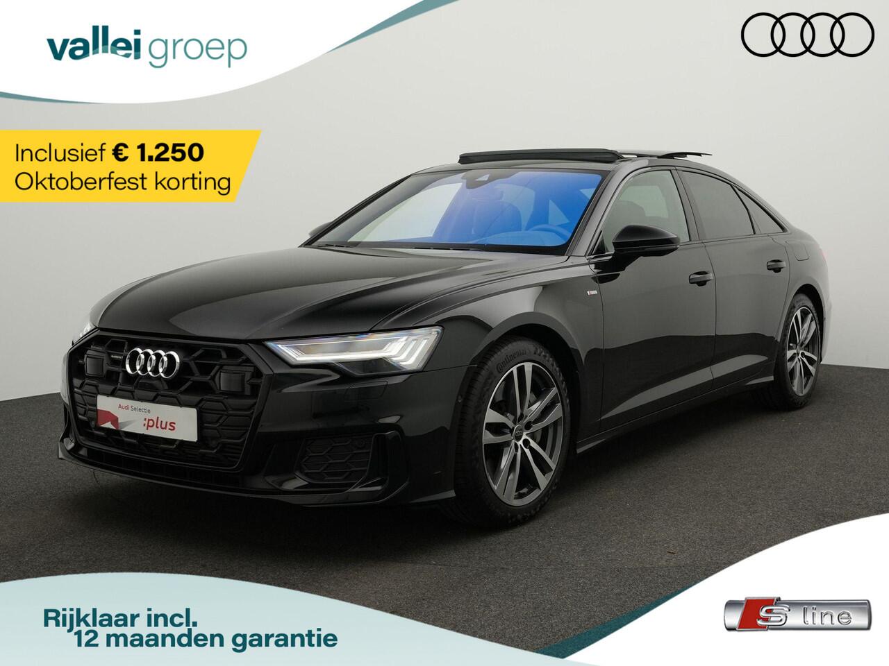 Audi A6 Limousine 50 TFSI e 299 pk S-tronic quattro S edition Competition / S-Line | Panoramadak | Leder | Geheugen-/massagestoelen | Demperreggeling | Stoelventilatie | Bang & Olufsen