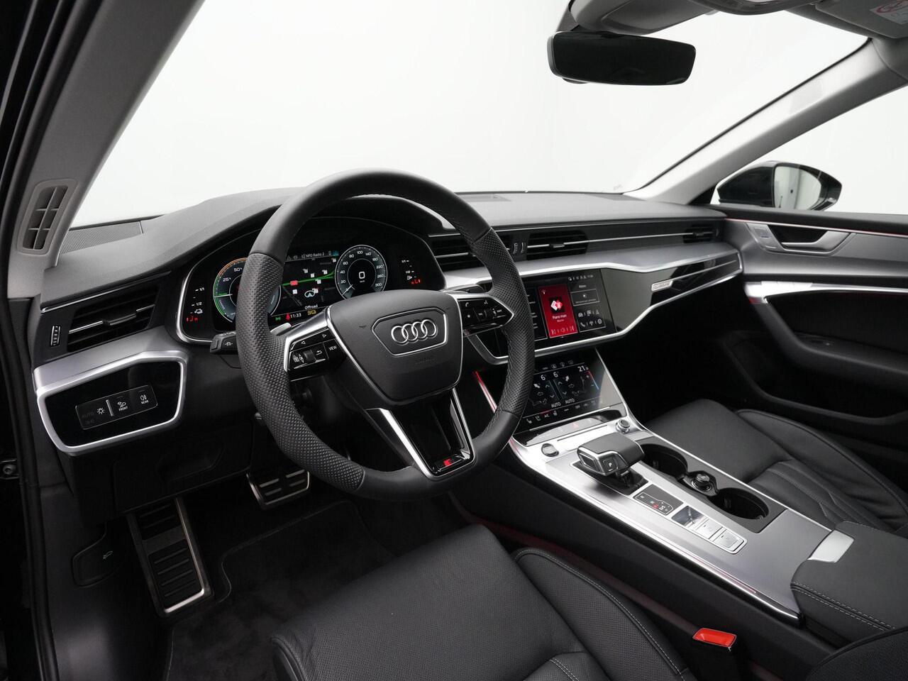 Audi A6 Limousine 55 TFSI e Quattro S edition Competition / S-Line | Panoramadak | Twinleder | Geheugen-/ventilatiestoelen | HD-Matrix LED | Head-up display | Bang & Olufsen | 360 camera