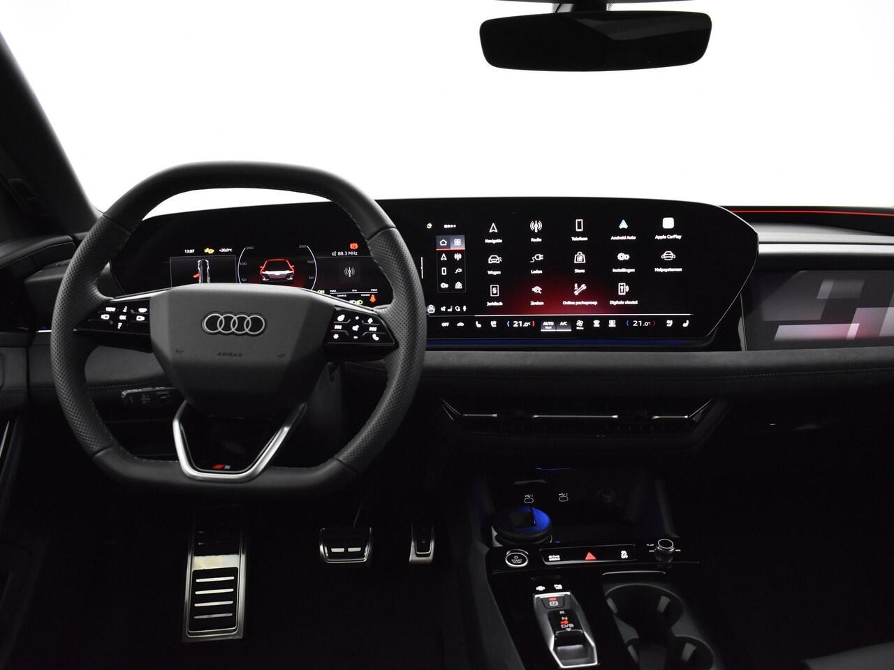 Audi A6 e-tron Avant S Edition 367 PK 100kWh · Panorama glasdak · Privacy glas · Rode remzadels · Bang & Olufsen premium 3D · 21" LM Velgen