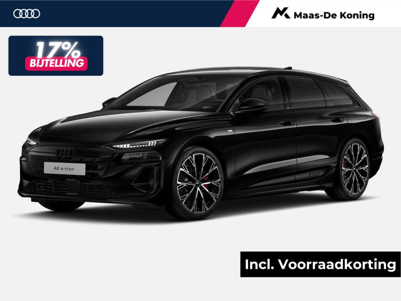 Audi A6 e-tron S edition e-tron 83 kWh 210 kW / 286 PK Avant Elek · Adaptieve luchtvering · Bekleding Leder/Alcantara · 21" LM Velgen · Glazen panormadak (Smart glass)