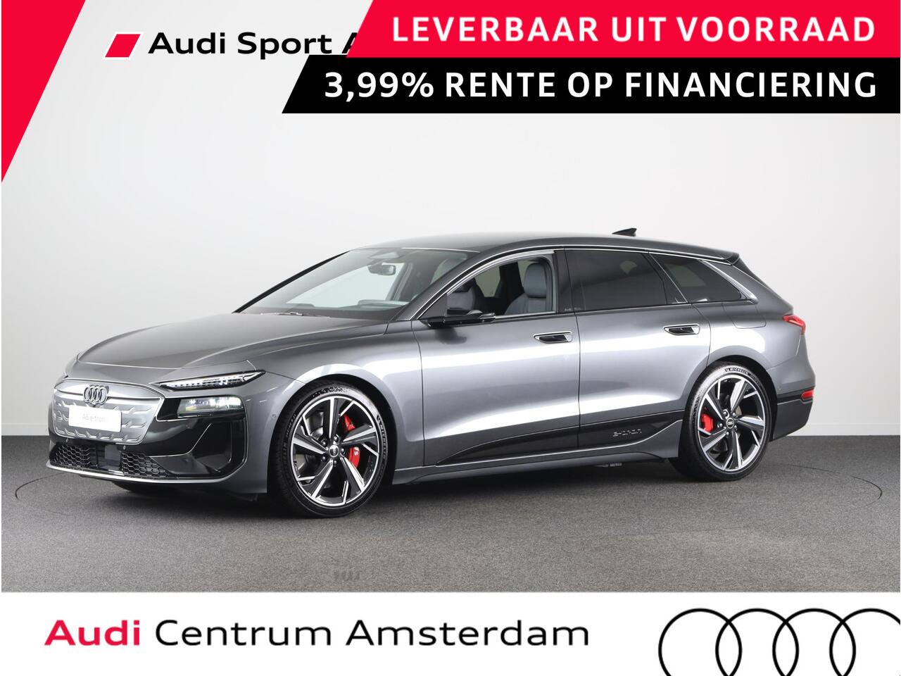 Audi A6 Avant S6 Avant e-tron e-tron 100kWh 370 kW / 503 PK Avan Navigatiepakket plus, stoelventillatie, winterpakket, remzadels rood