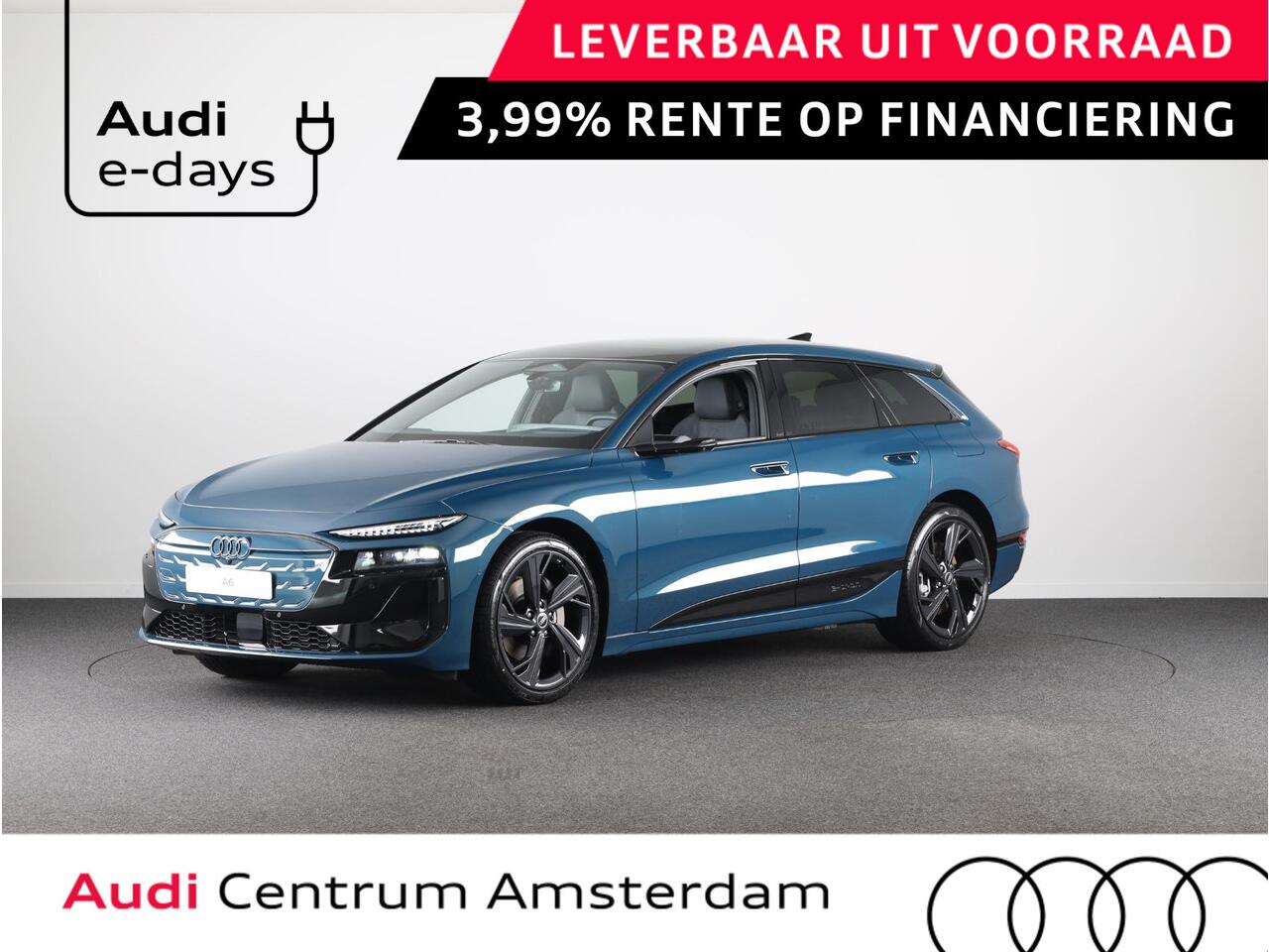 Audi A6 Avant S edition e-tron 100kWh 270 kW / 367 PK Avant Elek Panorama-glasdak, Bang&Olufsen soundsysteem, winterpakket, privacy glass