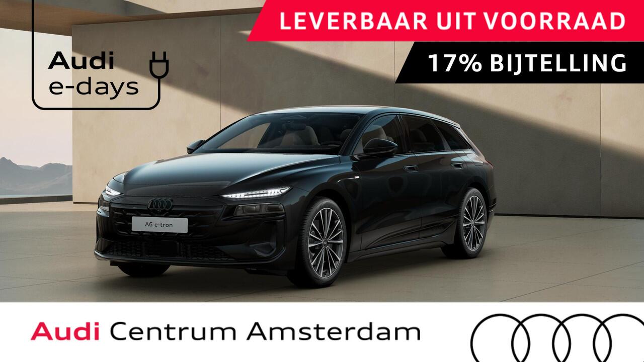 Audi A6 Avant e-tron Advanced edition 100kWh 270 kW / 367 PK Tech Plus pakket, stoelventilatie, optiek pakket glanzend zwart