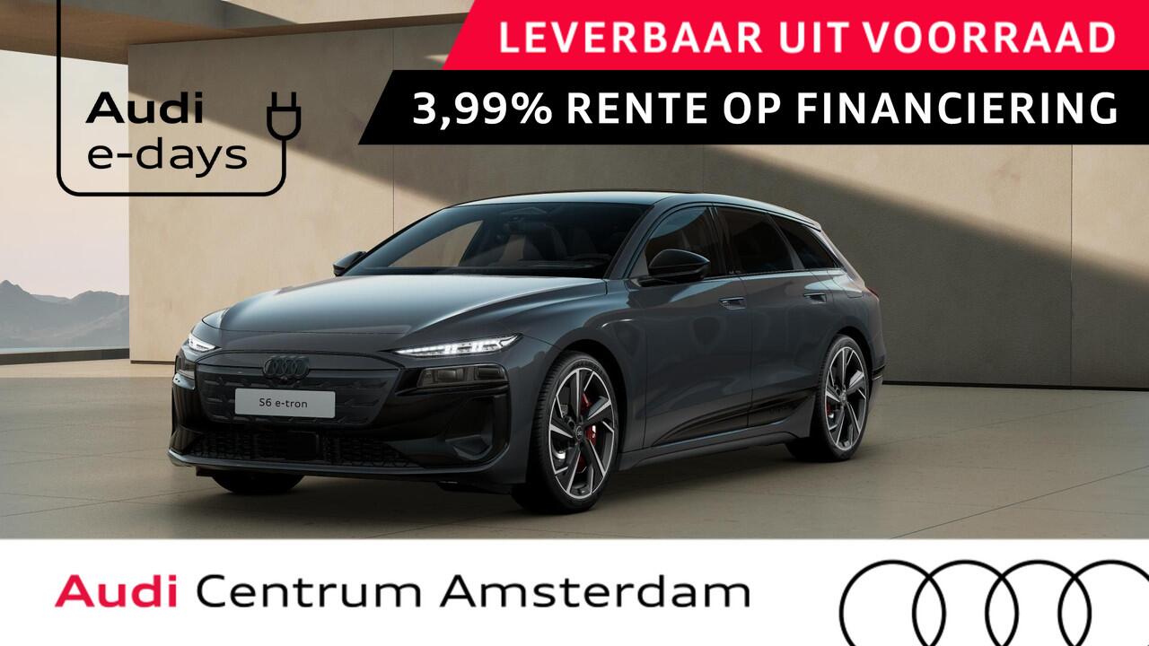 Audi A6 Avant e-tron S6 100 kWh panoramaglas dak, navigatiepakket, privacy glass, winterpakket