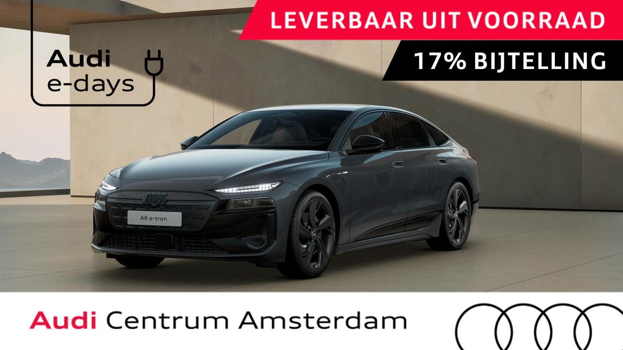 Audi A6 Sportback e-tron S edition performance 100 kWh adaptive luchtvering, omgevingscamera's, adaptive cruise control, leder interieur, winterpakket, privacy glass