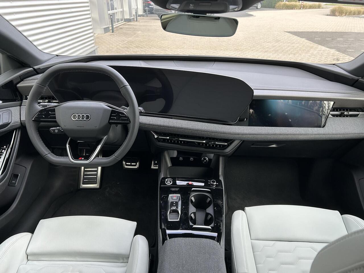 Audi A6 e-tron Avant S edition (C1) e-tron 100kWh 270 kW / 367 PK Avan | Wit Leder | Memory Seats | Stuurwielverwarming | Stoelverwarming voor-achter | Keyless Entry |