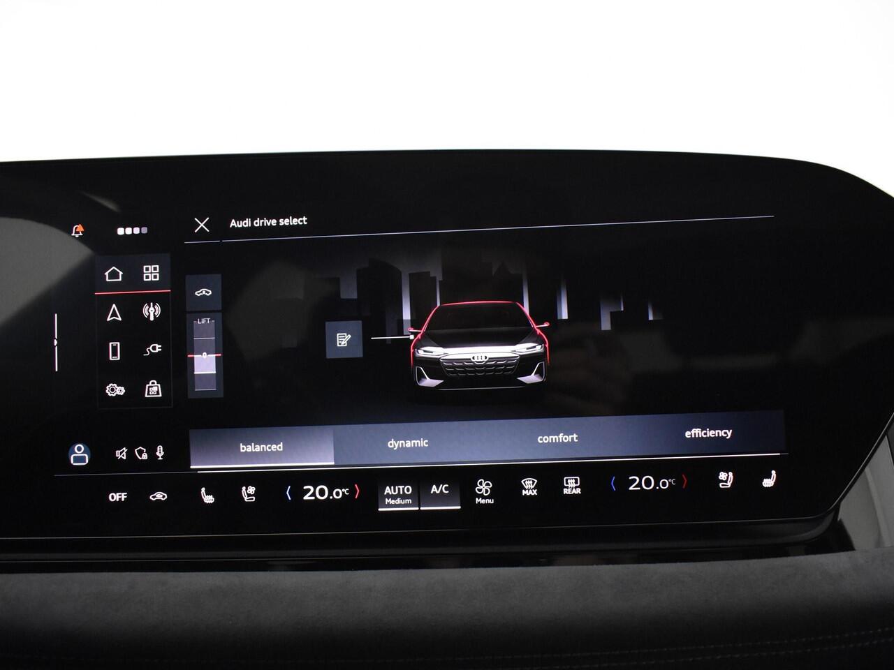 Audi A6 Avant e-tron S edition 367 PK · Tech pro · Panorama glasdak · Sportstoel plus leder zwart · Stoelmassage + ventilatie