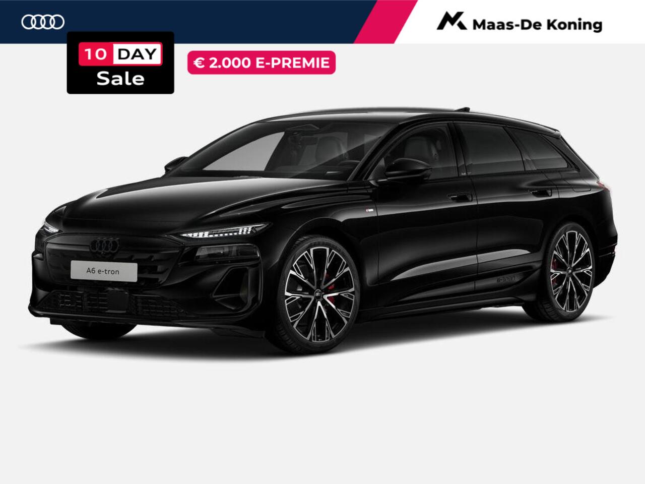 Audi A6 Avant e-tron S edition e-tron 83 kWh 286 PK · Adaptieve luchtvering · Bekleding Leder/Alcantara · 21" LM Velgen · Glazen panormadak (Smart glass) · MEGA Sale