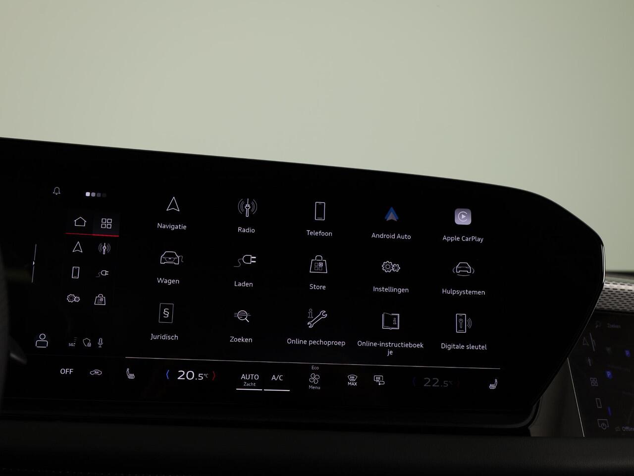 Audi A6 Sportback e-tron S edition performance 100 kWh Lederen bekleding | Verwarmbare voorstoelen | 21 inch Lichtmetalen velgen | Matrix led verlichting