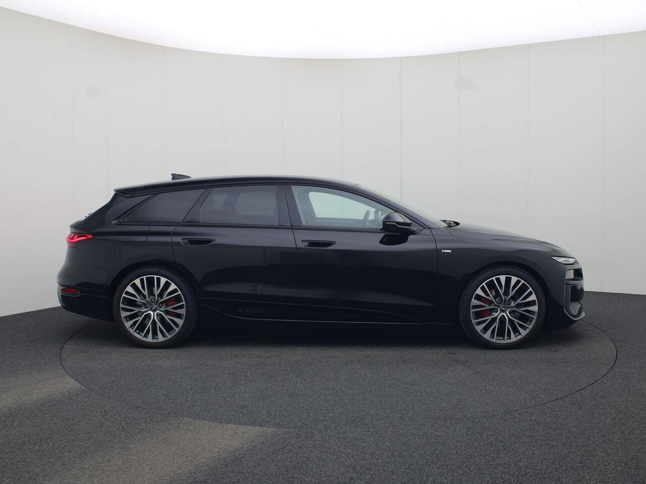 Audi A6 Avant e-tron S edition e-tron 100kWh 367 PK · Tech pro · Panorama-glasdak · Sportstoel plus leder zwart · Stoelmassage + ventilatie
