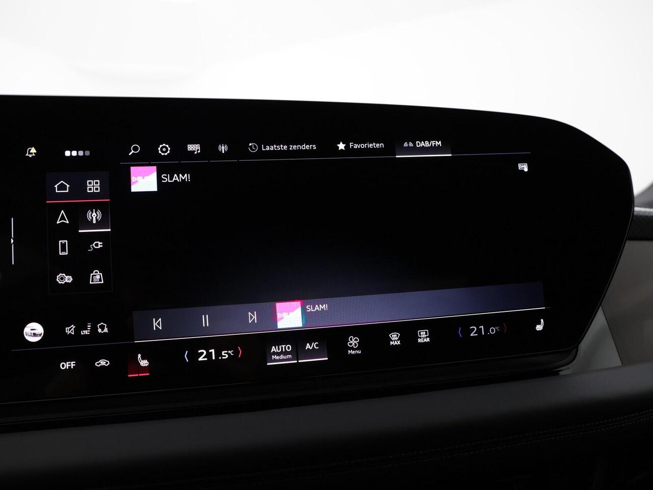 Audi A6 Sportback e-tron S edition 286 PK · Privacy glas · Remzadels rood · Sportstoel leder zwart