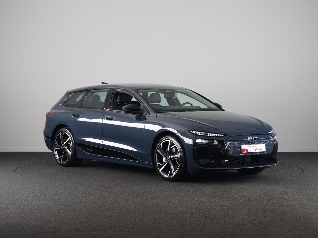 Audi A6 Avant e-tron Advanced edition performance 100 kWh 367 pk | Navigatie | Warmtepomp | Parkeersensoren (Park assist) | Rondomzicht camera | Elektr. voorstoelen | Stoelverwarming v/a | Matrix LED |