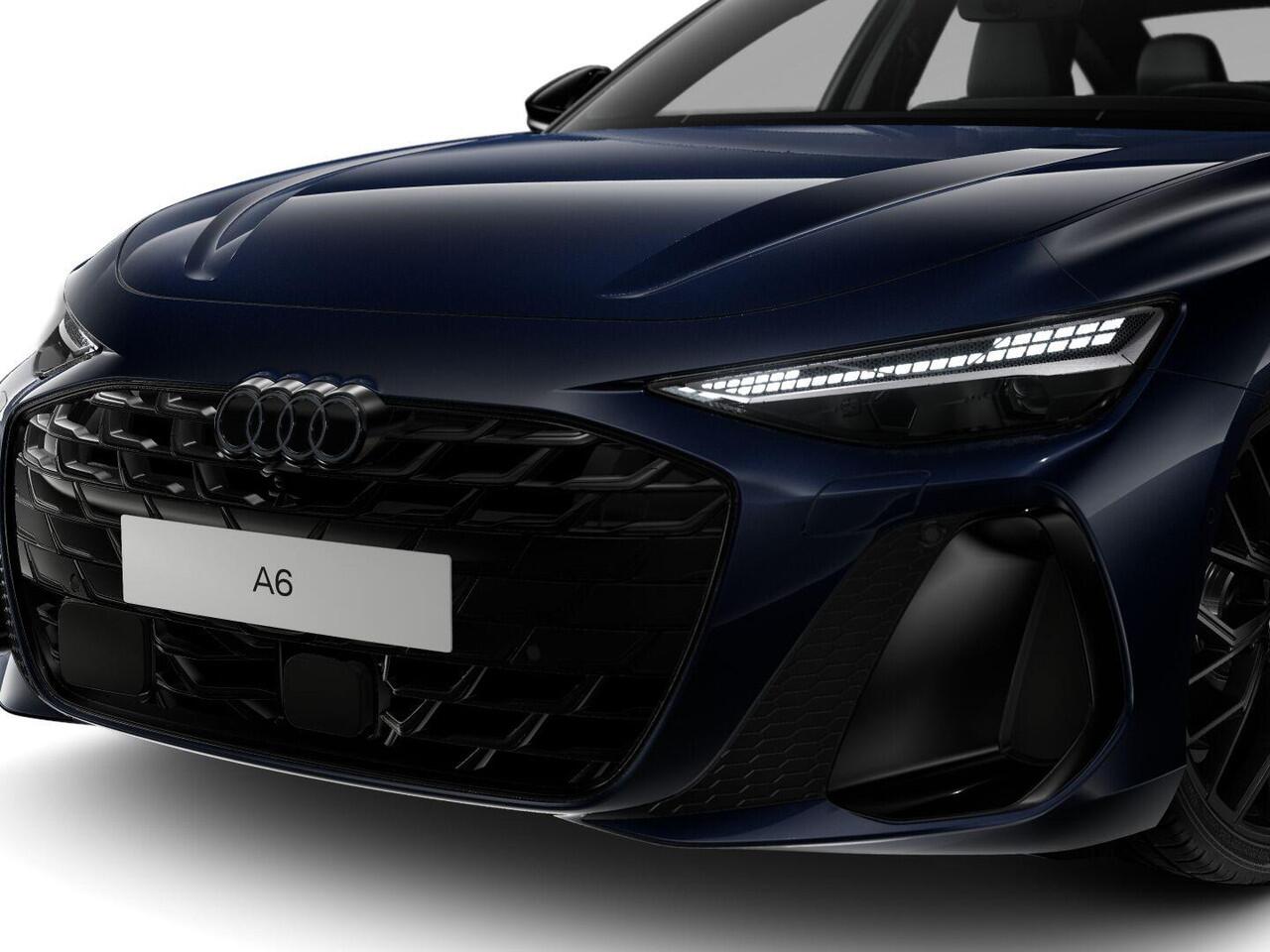 Audi A6 Limousine 2.0 e-hybrid quattro S edition 299 PK · Tech plus · 21" LM Velgen · Exterieurpakket zwart · Bekleding Leder/Alcantara