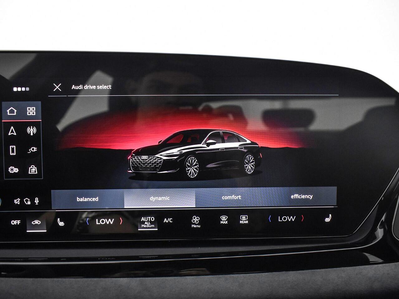 Audi A6 Limousine 2.0 e-hybrid quattro S edition 299 PK · Tech plus · 21" LM Velgen · Exterieurpakket zwart · Bekleding Leder/Alcantara