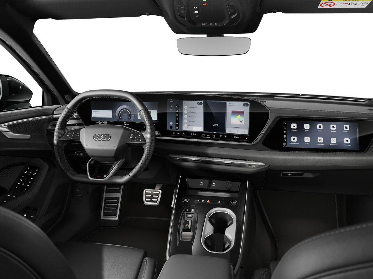 Audi A6 Avant S edition Competition e-hybrid 367 pk | Adaptieve luchtvering | Bang & Olufsen 3D | Head-up display | Techniek pakket pro | Middernacht groen |