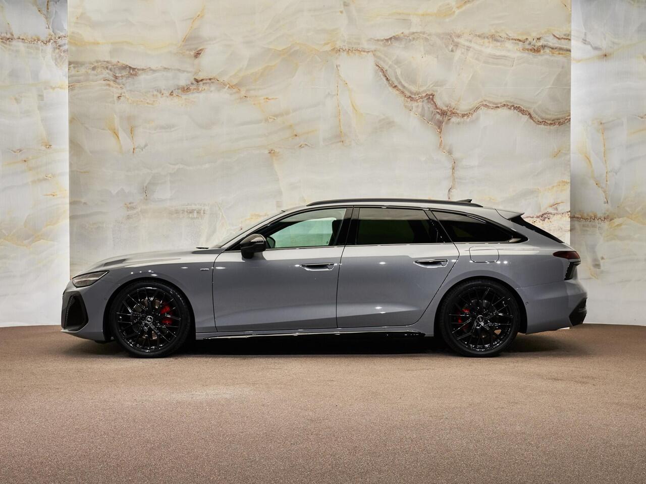 Audi A6 Avant E-Hybrid Quattro S Edition Competition, Edition 1, Audi Exclusive, 21", pano, tr.haak, B&O, luchtv., OLED, matrix-LED, memory, massage, HUD, privacy