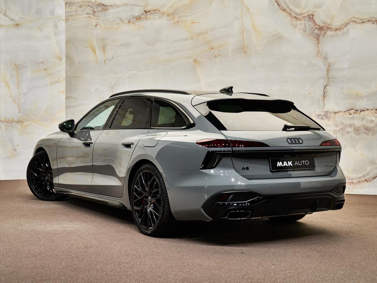 Audi A6 Avant E-Hybrid Quattro S Edition Competition, Edition 1, Audi Exclusive, 21", pano, tr.haak, B&O, luchtv., OLED, matrix-LED, memory, massage, HUD, privacy