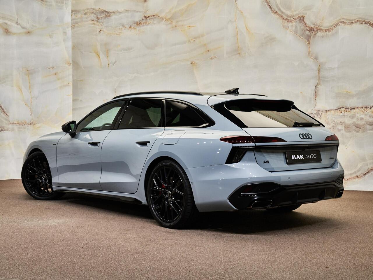 Audi A6 Avant E-Hybrid Quattro S Edition Competition, Edition 1, Audi Exclusive, 21", pano, tr.haak, B&O, luchtv., OLED, matrix-LED, memory, massage, HUD, privacy