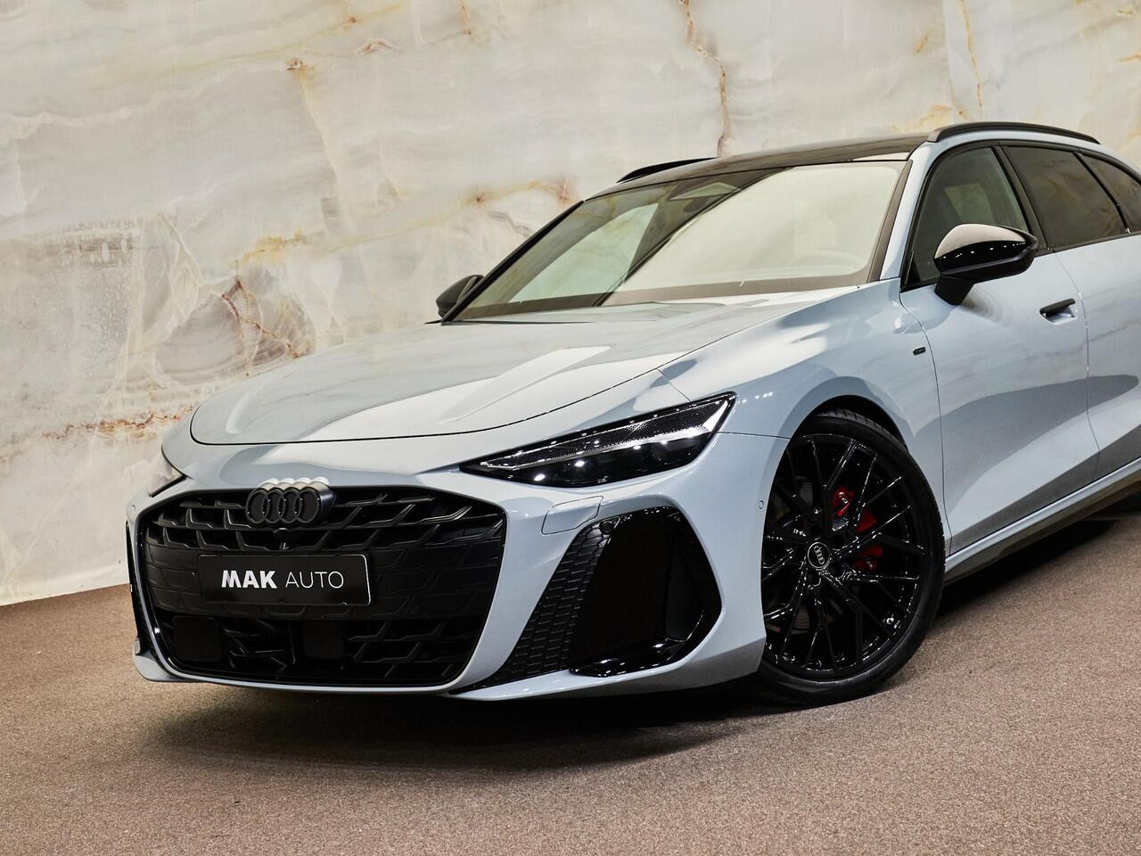 Audi A6 Avant E-Hybrid Quattro S Edition Competition, Edition 1, Audi Exclusive, 21", pano, tr.haak, B&O, luchtv., OLED, matrix-LED, memory, massage, HUD, privacy