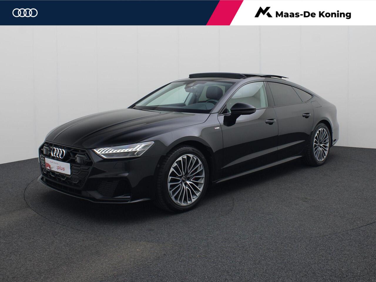 Audi A7 Sportback 55 TFSIe 270kW/367PK quattro S Line · Panoramadak · 360° Camera + Parkeersensoren · Leder · Trekhaak· Garantie t/m 10-01-2028 of 80.000km