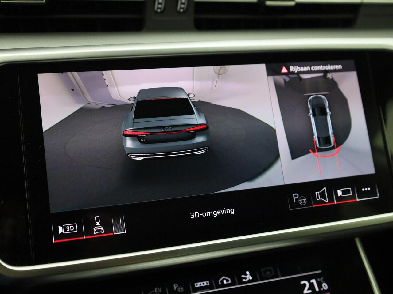 Audi A7 Sportback 55 TFSIe 270kW/367PK quattro S Line · Panoramadak · 360° Camera + Parkeersensoren · Leder · Trekhaak· Garantie t/m 10-01-2028 of 80.000km