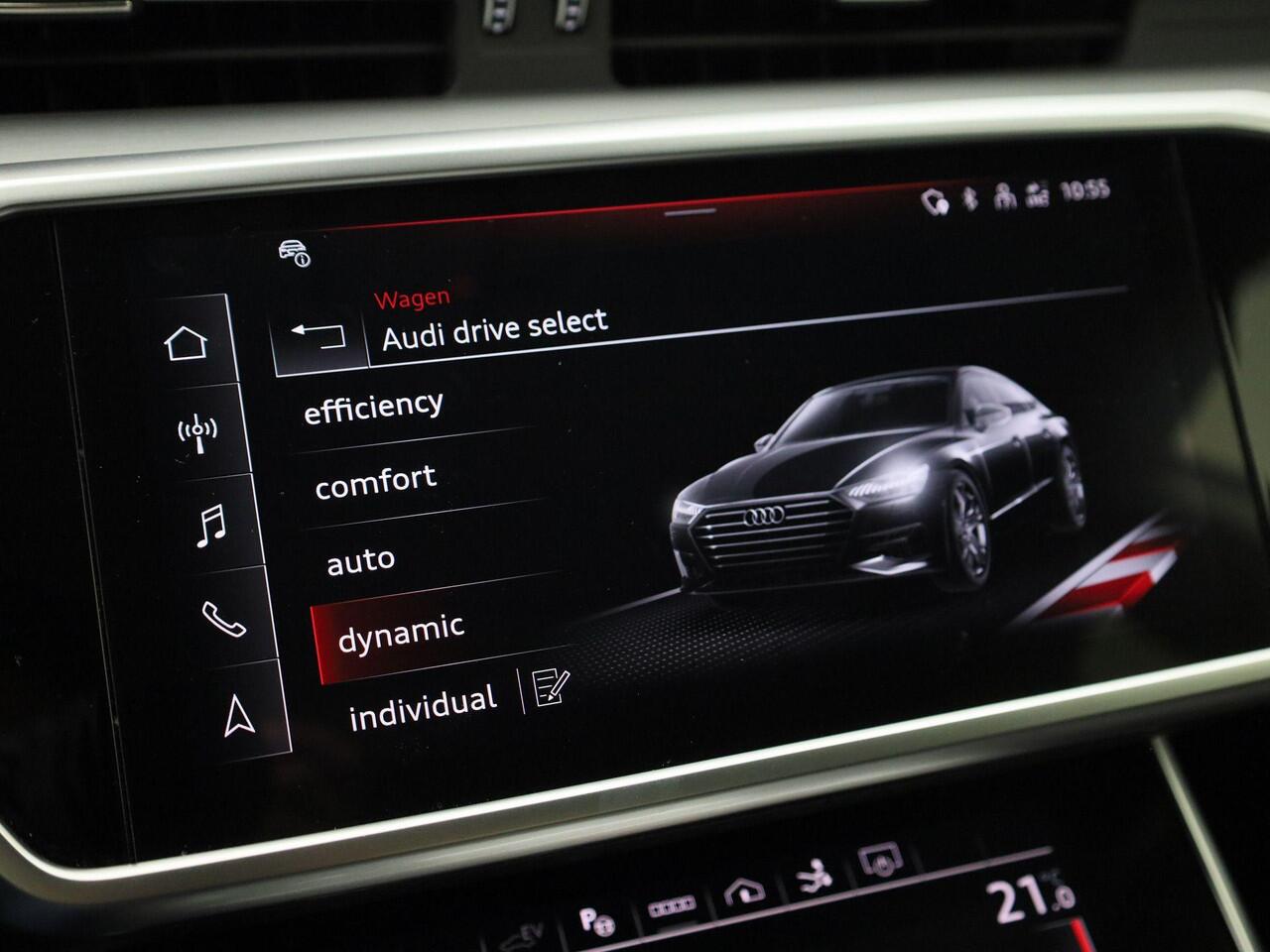 Audi A7 Sportback 55 TFSIe 270kW/367PK quattro S Line · Panoramadak · 360° Camera + Parkeersensoren · Leder · Trekhaak· Garantie t/m 10-01-2028 of 80.000km