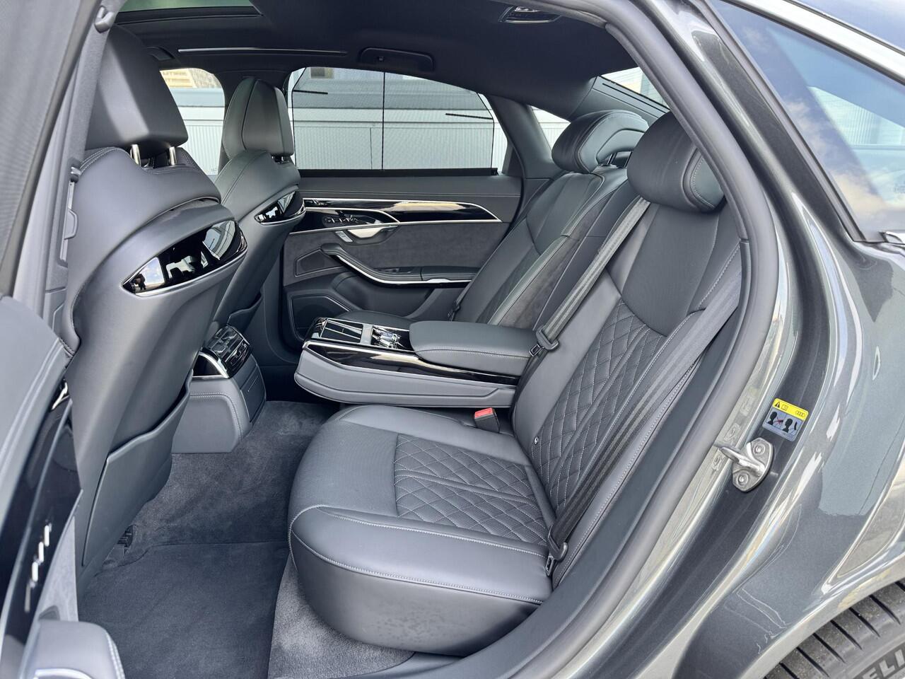 Audi A8 60 TFSI e quattro 462 PK | BTW | S line | Massage | Matrix | Elektrische achterstoelen