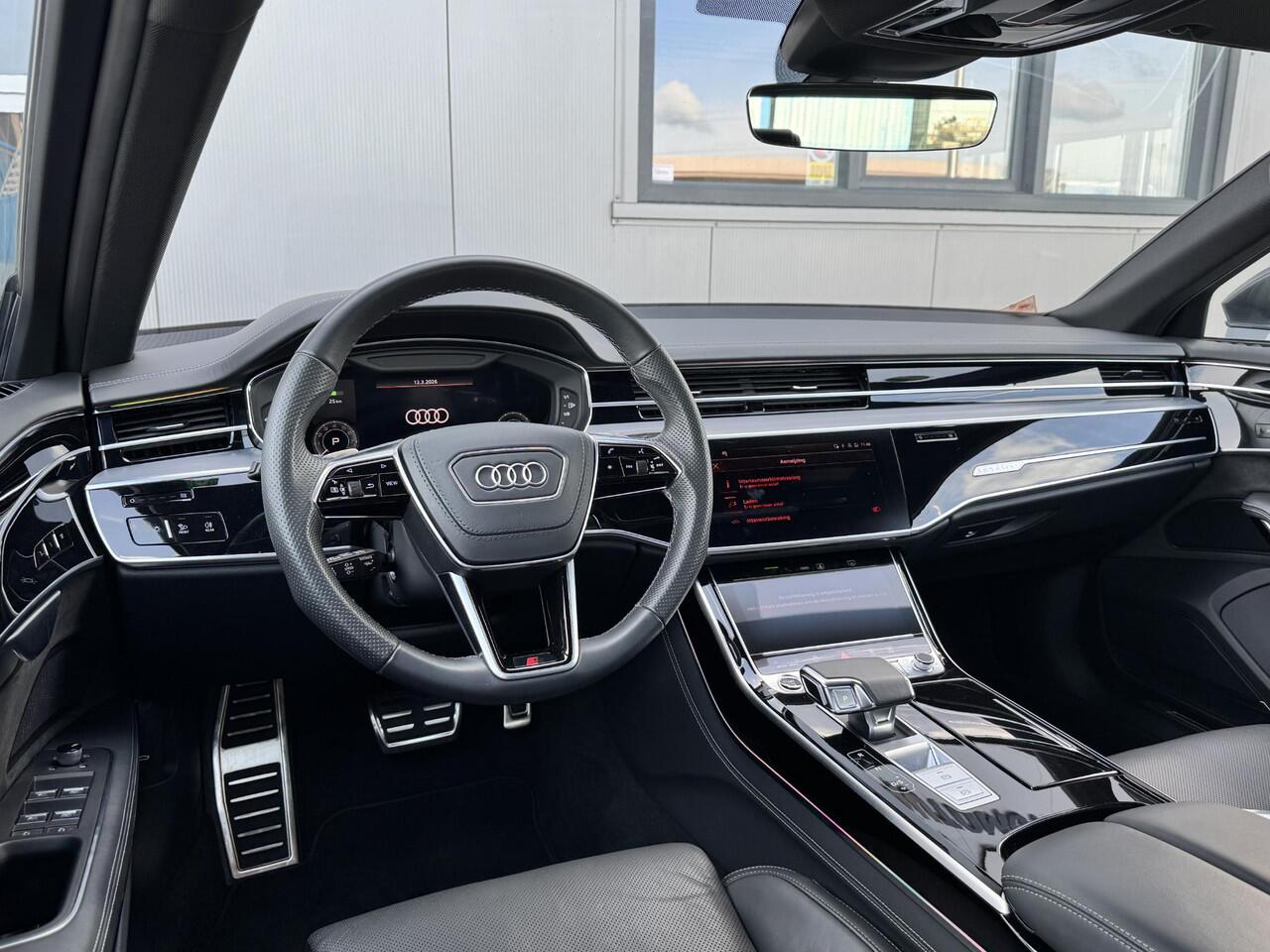 Audi A8 60 TFSI e quattro 462 PK | BTW | S line | Massage | Matrix | Elektrische achterstoelen