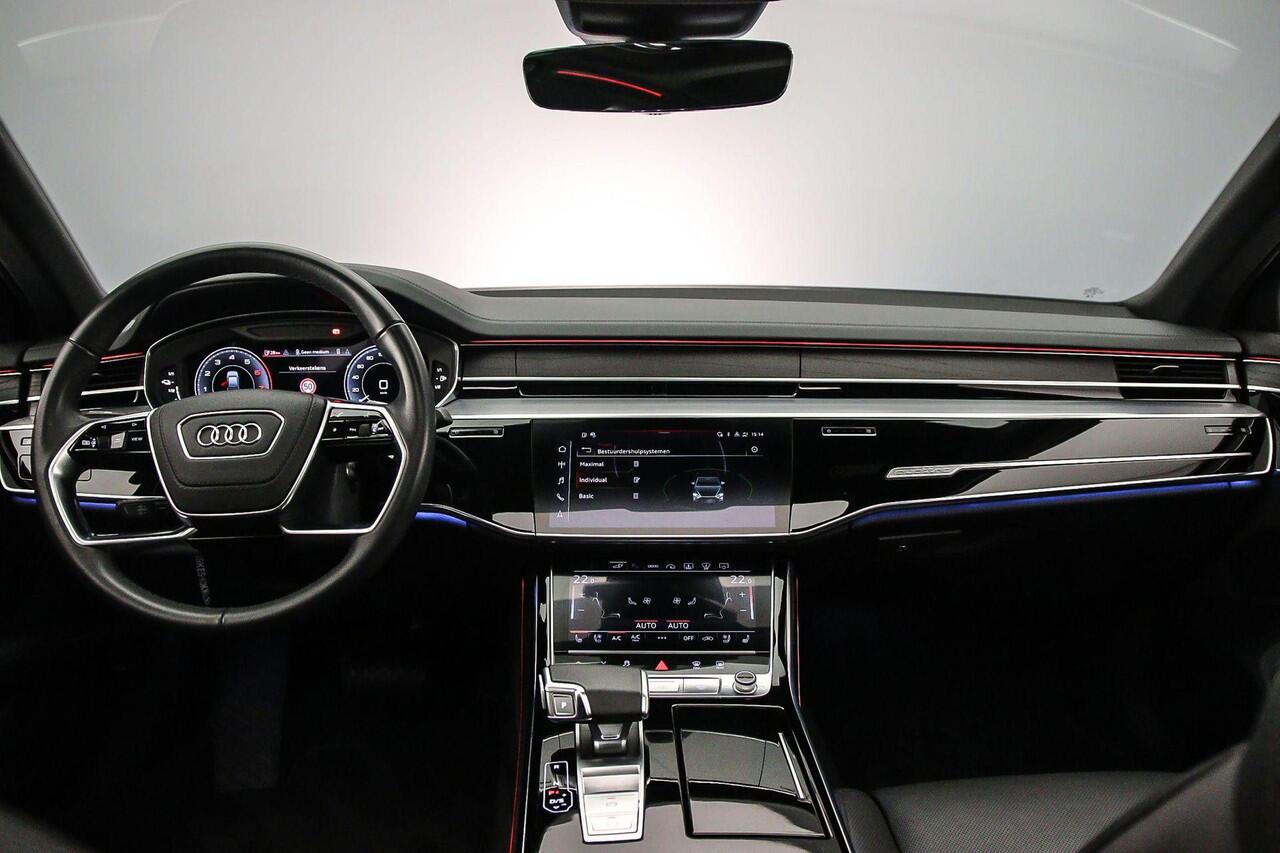 Audi A8 60 TFSI e quattro | 4-wiel | Massage | Pano | HD-Matrix | B&O | ACC | 360 Camera | Servosluiting |