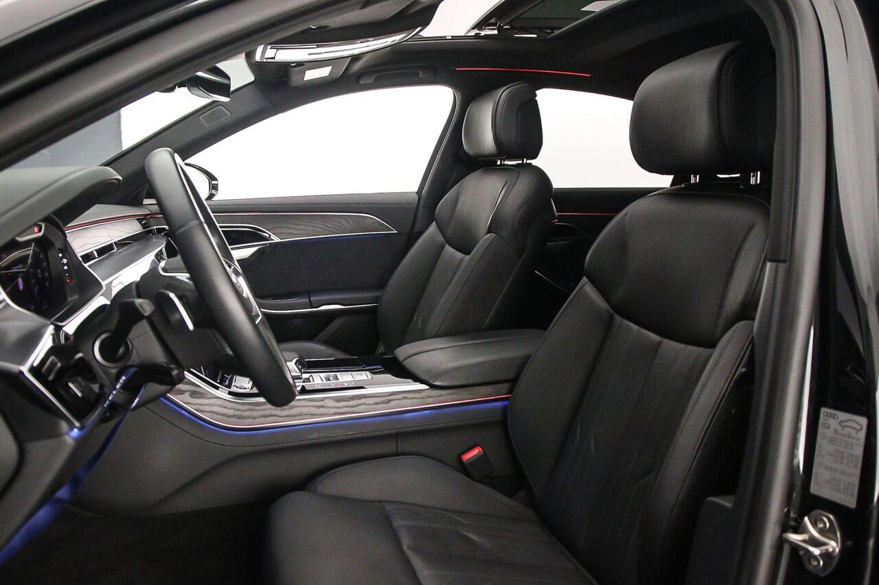 Audi A8 60 TFSI e quattro | 4-wiel | Massage | Pano | HD-Matrix | B&O | ACC | 360 Camera | Servosluiting |