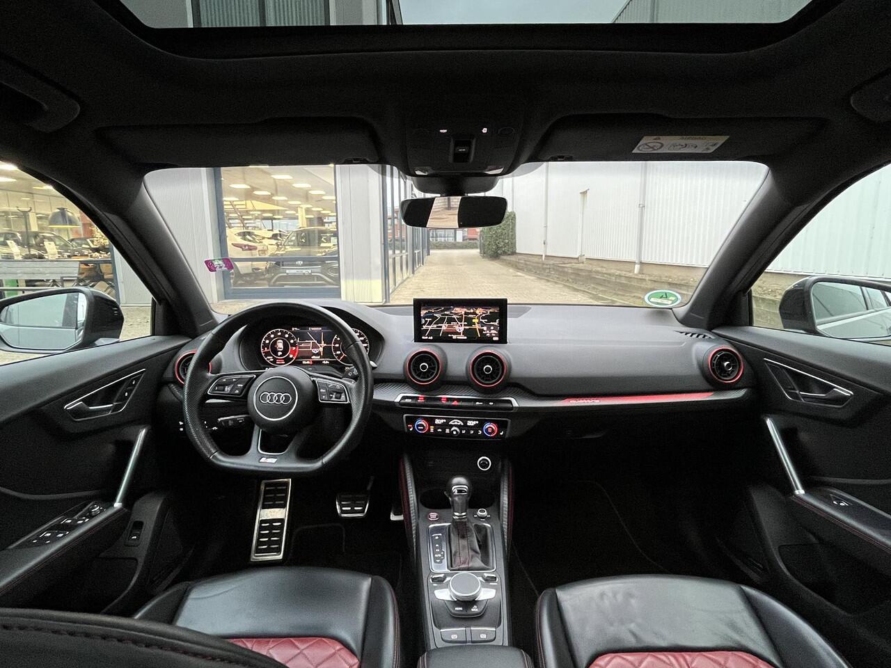 Audi Q2 2.0 TFSI SQ2 | Pano-Dak/Leder/Camera/Adapt.Cruise/19"/Sfeerverlichting/Apple CarPlay-Android Auto
