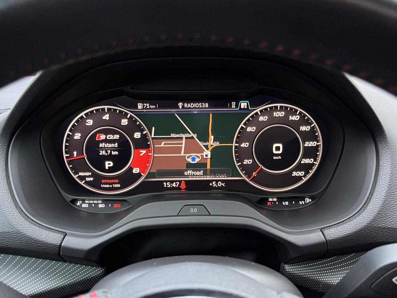 Audi Q2 2.0 TFSI SQ2 | Pano-Dak/Leder/Camera/Adapt.Cruise/19"/Sfeerverlichting/Apple CarPlay-Android Auto