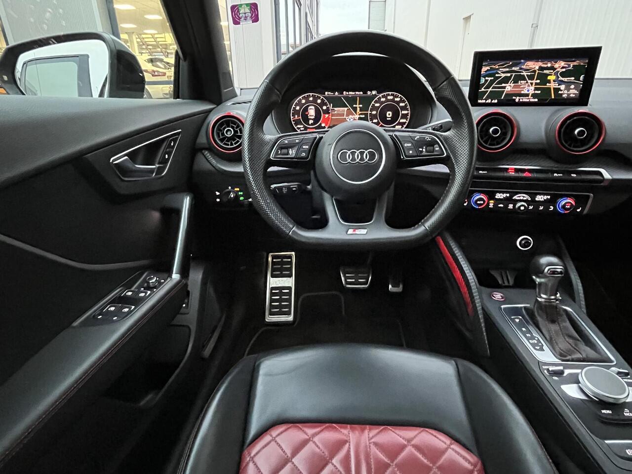 Audi Q2 2.0 TFSI SQ2 | Pano-Dak/Leder/Camera/Adapt.Cruise/19"/Sfeerverlichting/Apple CarPlay-Android Auto
