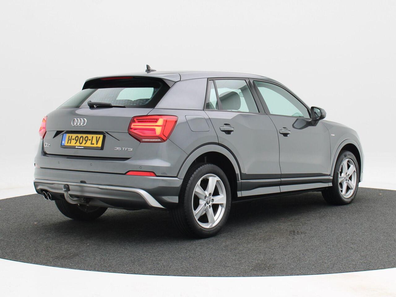 Audi Q2 35 TFSi 150 Pk Automaat S-Line | Trekhaak | Cruise Control | Parkeersensoren | Bluetooth | Navigatie | 17 Inch | 99.591 Km!!