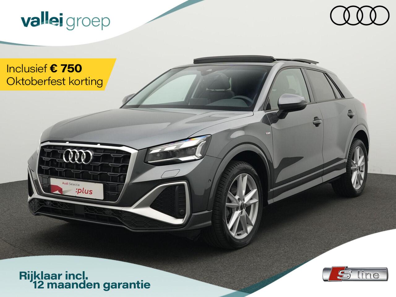 Audi Q2 35 TFSI 150 pk S-tronic Advanced edition / S-Line | Panoramadak | Achteruitrijcamera | Stoelverwarming | Carplay | Matrix LED koplampen | 18 inch