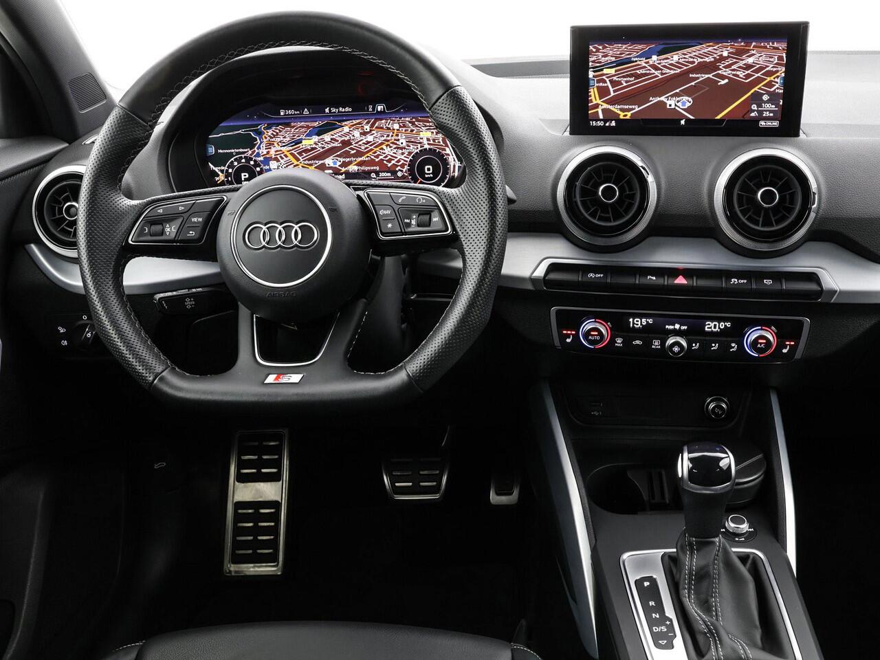 Audi Q2 35 TFSI 150pk S-tronic S Edition · Apple/Android Car Play · Camera · P-Sensoren · Navigatie · Stoelverwarming · 17'' Inch · Garantie t/m 13-06-2027 of 100.000km