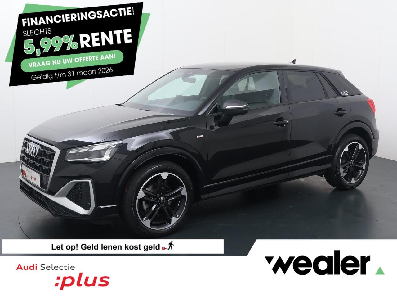 Audi Q2 35 TFSI S Edition | 150 PK | Automaat | Trekhaak | Sonos sound system | 18" LM velgen | Voorstoelen verwarmd | Matrix LED koplampen | S line |