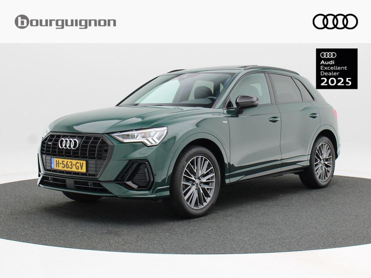 Audi Q3 40 TFSi 190 Pk Automaat quattro S-Line | Panoramadak | Adaptive Cruise | Climate Control | Stoelverwarming | Bluetooth | Navigatie | Camera | Trekhaak | 19 inch | LED | 116.661 Km!!