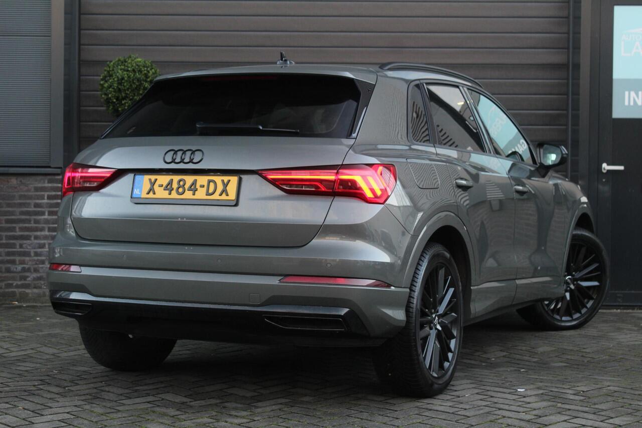 Audi Q3 35 TFSI Advanced Pro S Line Plus | Trekhaak | Black Pack | Cruise Control Adaptief | Audi Drive Select | Matrix Led | Leer | BLIS | Sfeerverlichting