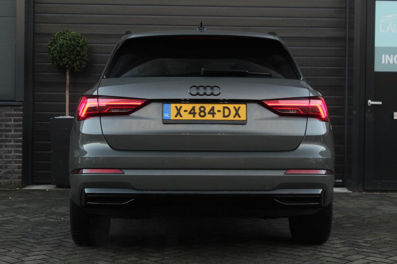 Audi Q3 35 TFSI Advanced Pro S Line Plus | Trekhaak | Black Pack | Cruise Control Adaptief | Audi Drive Select | Matrix Led | Leer | BLIS | Sfeerverlichting