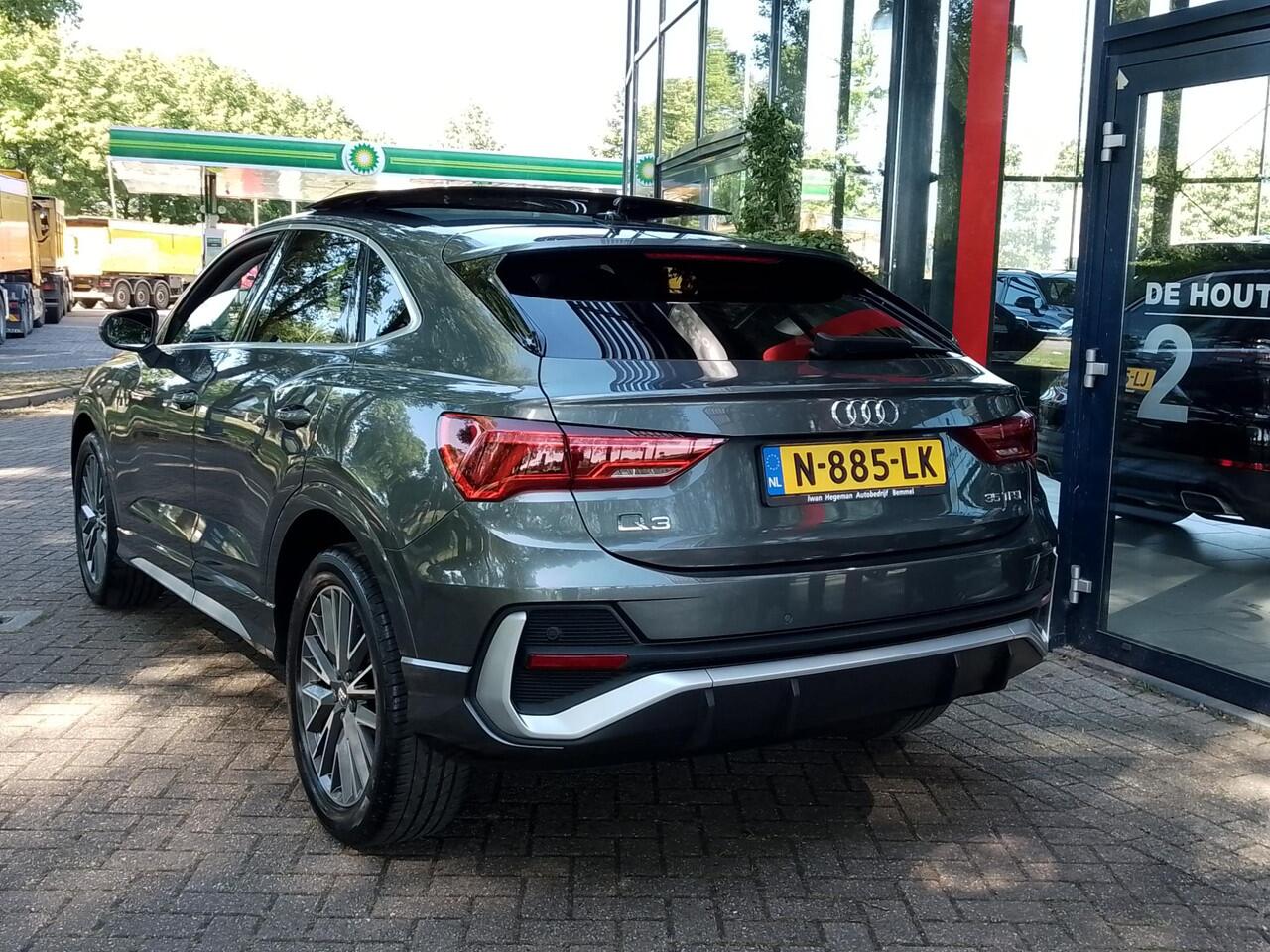 Audi Q3 Sportback 35 TFSI Pro Line S-LINE AUTOMAAT | Navi | ECC | PDC+Camera | Adapt. Cruise | Panodak | Trekhaak